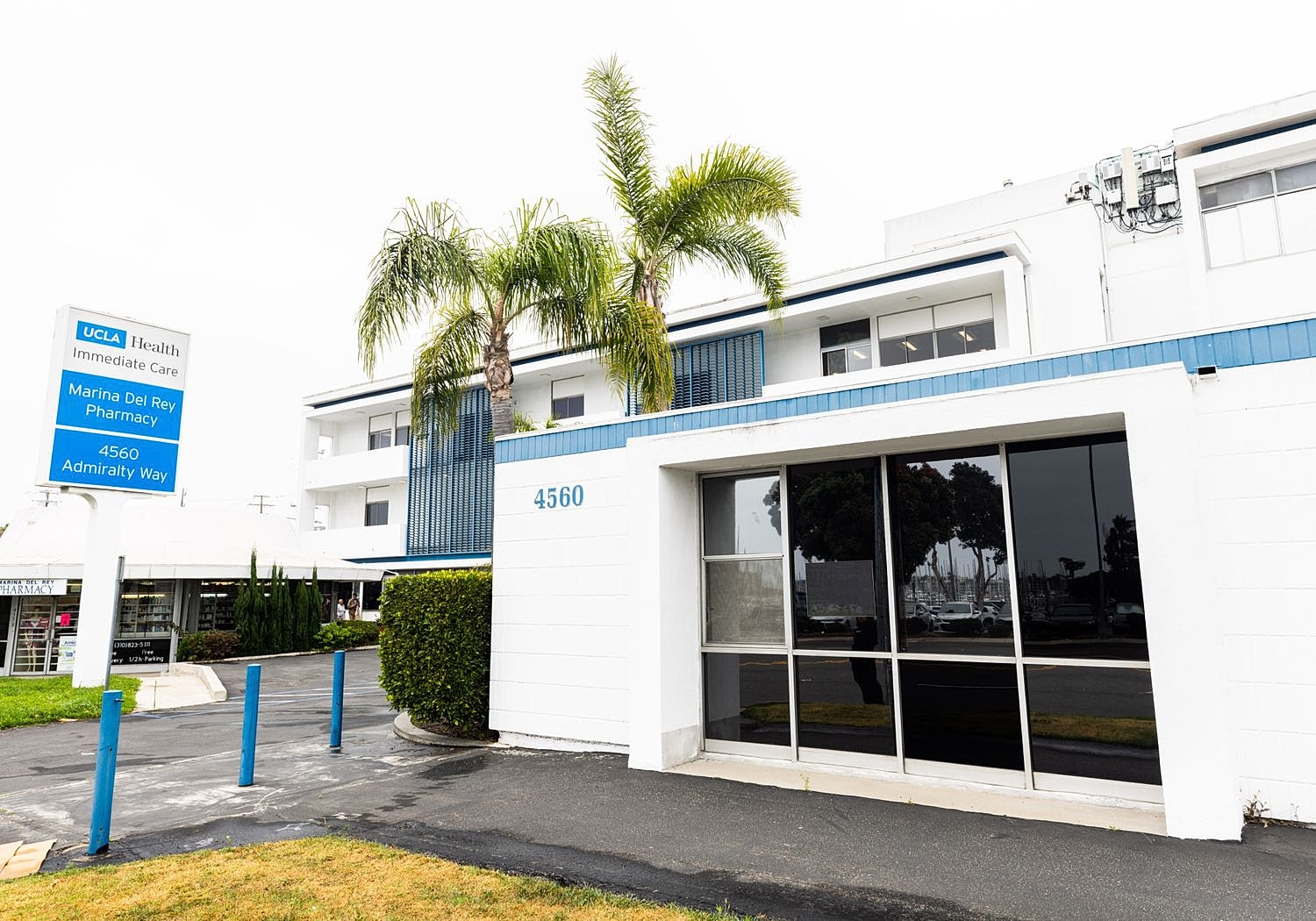 UCLA Health Immediate Care and Pharmacy building exterior at 4560 Admiralty Way in Marina Del Rey