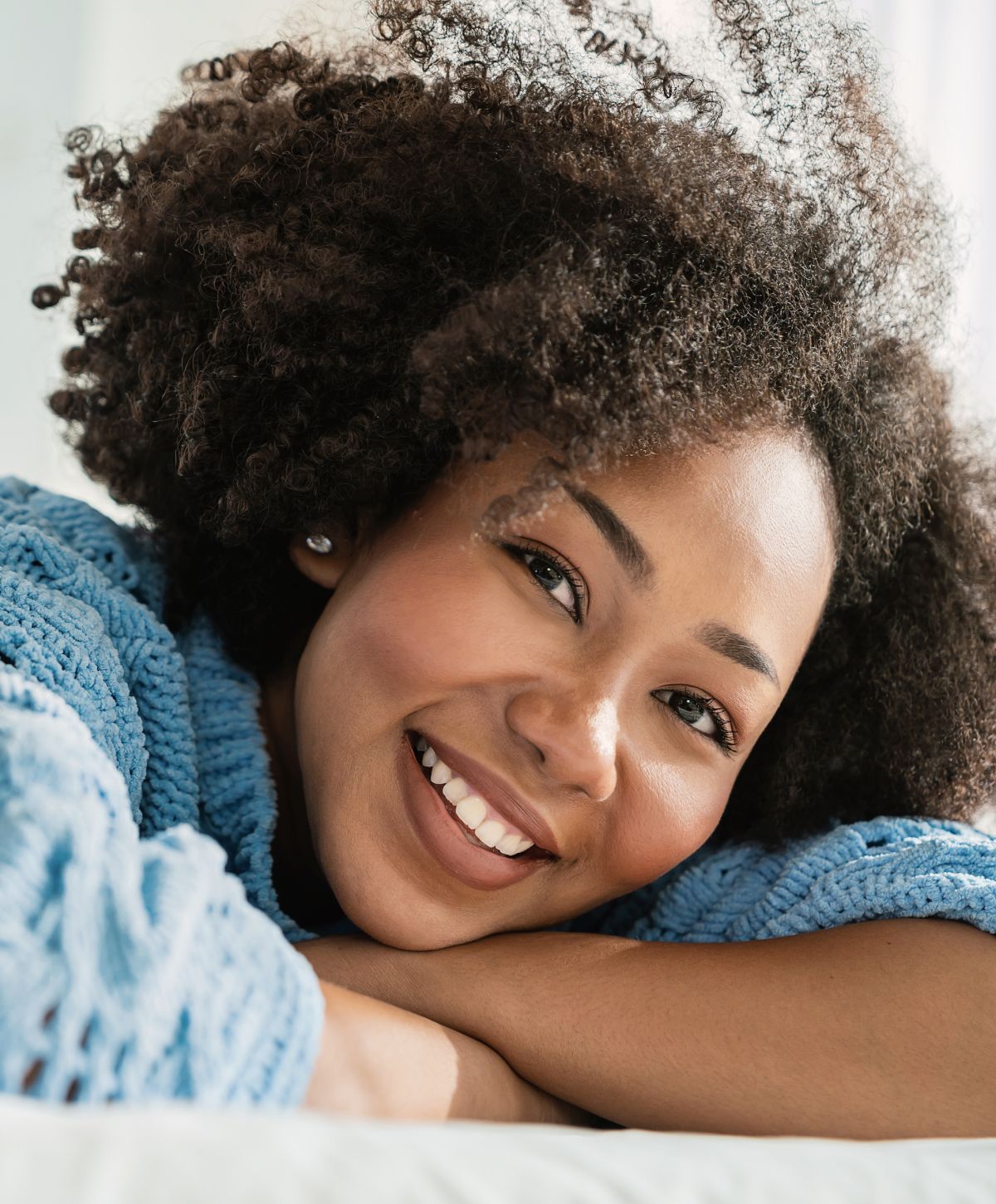 marina del rey invisalign model with black hair