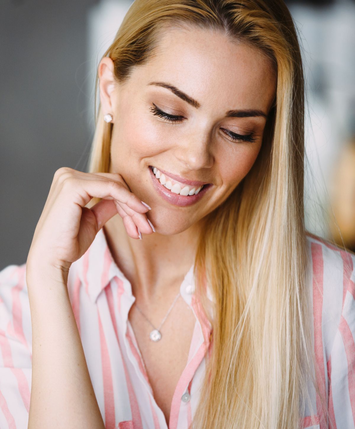 marina del rey invisalign model with blonde hair